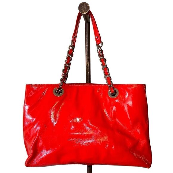 Kate Spade Red Patent Leather Tote - Picture 4 of 14
